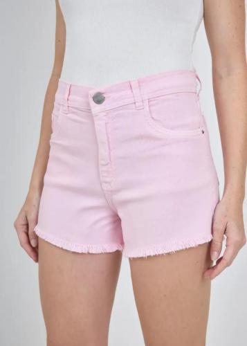 SHORT ROSA DFLECADO ELASTIZADO