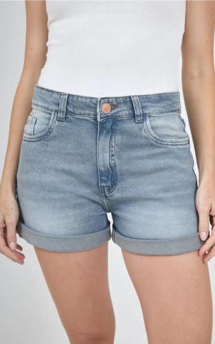 SHORT MATIZADO CLÁSICO CON DOBLES ELASTIZADO