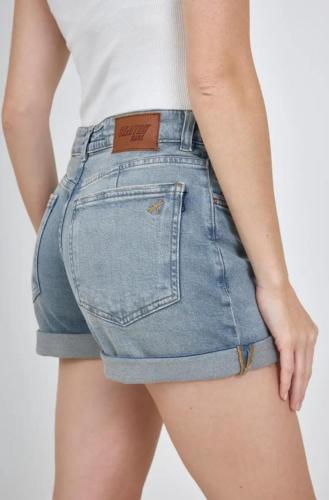 SHORT MATIZADO CLÁSICO CON DOBLES ELASTIZADO