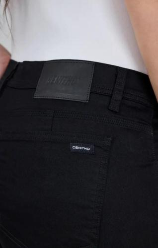 DAMA SHORT NEGRO CON DOBLES ELASTIZADO