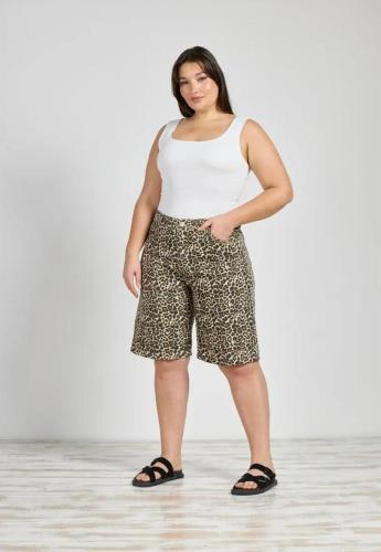 BERMUDA BAGGY ANIMAL PRINT RÍGIDO