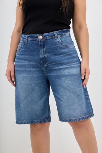 BERMUDA BAGGY AZUL CLÁSICO RÍGIDO
