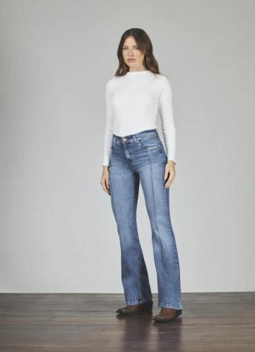 Cenitho semi oxford, con alforza, elastizado