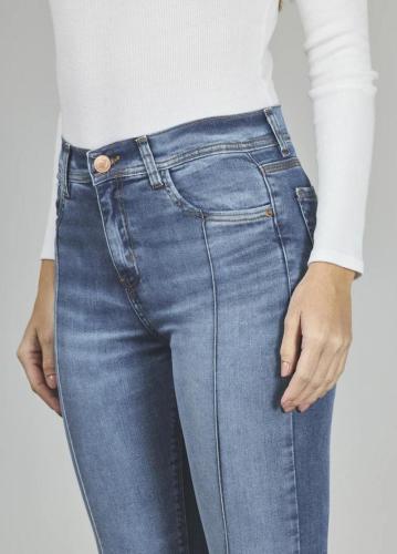 Cenitho semi oxford, con alforza, elastizado