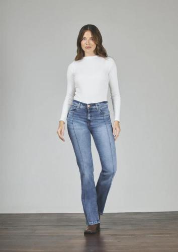 Cenitho semi oxford, con alforza, elastizado