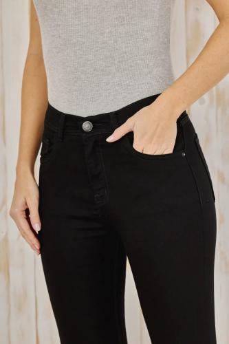 SEMI OXFORD NEGRO CLASICO ELASTIZADO