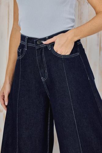 Cenitho maxi baggy azul c/alforza doblres. rigido