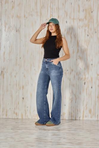 Cenitho wide leg stone con gancho