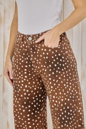 WIDE LEG BAMBI PRINT RIGIDO