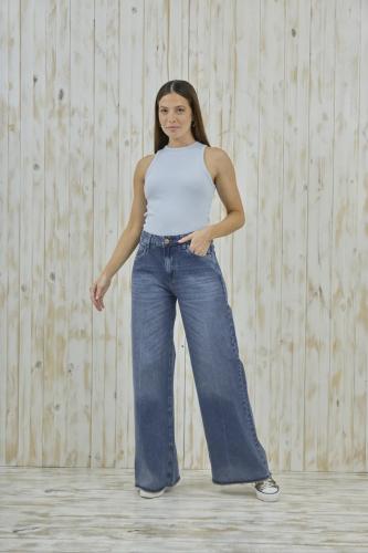 WIDE LEG STONE BOTA SURFILADO RIGIDO