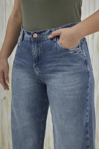 WIDE LEG CROP STONE BOTA DESCOCIDA RÍGIDO