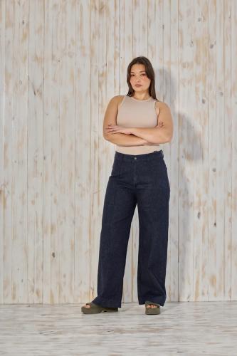 TM BAGGY AZUL CON ALFORZA ELASTIZADO
