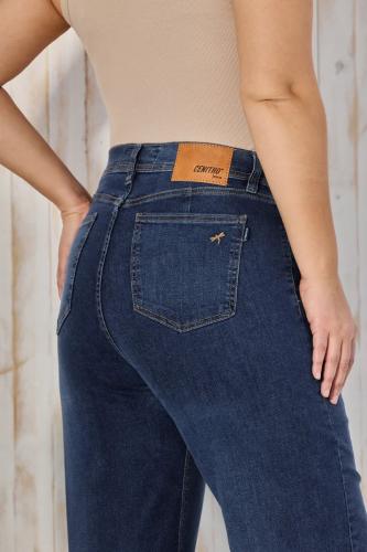WIDE LEG AZUL CLASICO ELASTIZADO