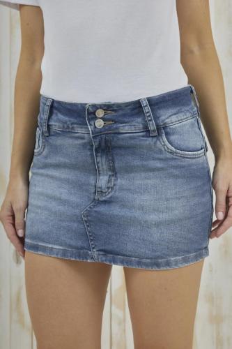 SHORT POLLERA STONE BOLSILLO CON TAPA ELASTIZADO