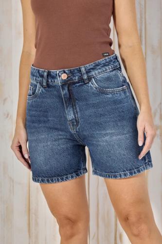 SHORT BAGGY AZUL RÍGIDO