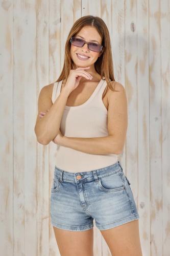 SHORT STONE BOLSILLO CON TAPA ELASTIZADO