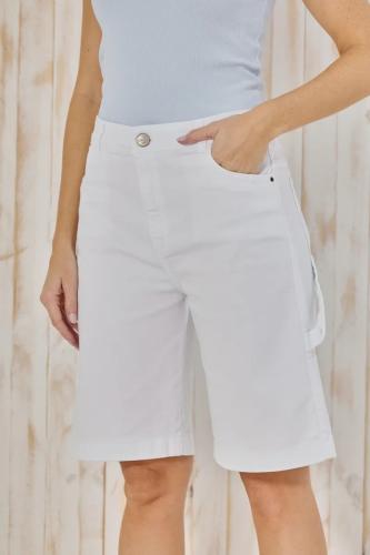 BERMUDA BAGGY BLANCA CARPENTER ELASTIZADO