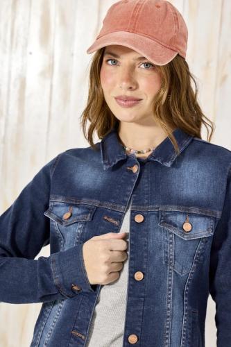CAMPERA CLÁSICO AZUL ELAST
