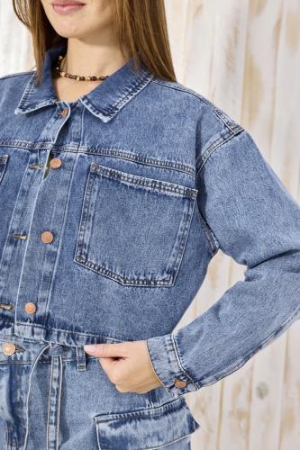 CAMPERA CROP OVERSIZE STONE RÍGIDO