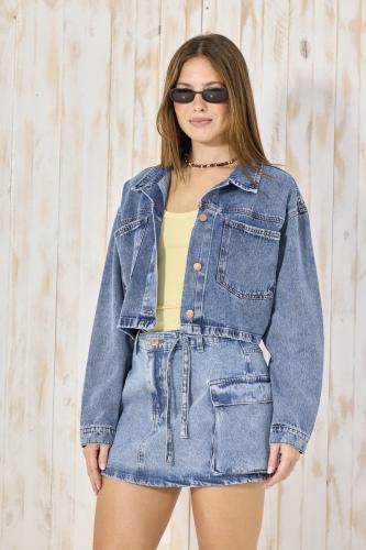 CAMPERA CROP OVERSIZE STONE RÍGIDO