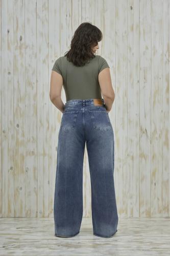 WIDE LEG STONE BOTA SURFILADO RIGIDO